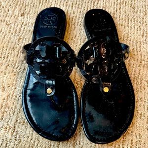 Classic Miller, Tory, Burch sandals, black size 9